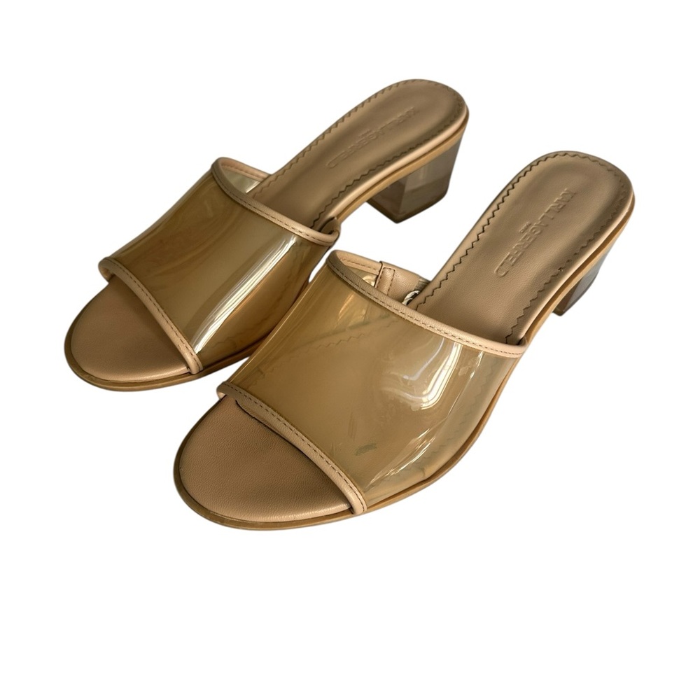 Karl Lagerfeld Paris Felda Clear Slip-on Slide Sandals - Picture 2 of 11